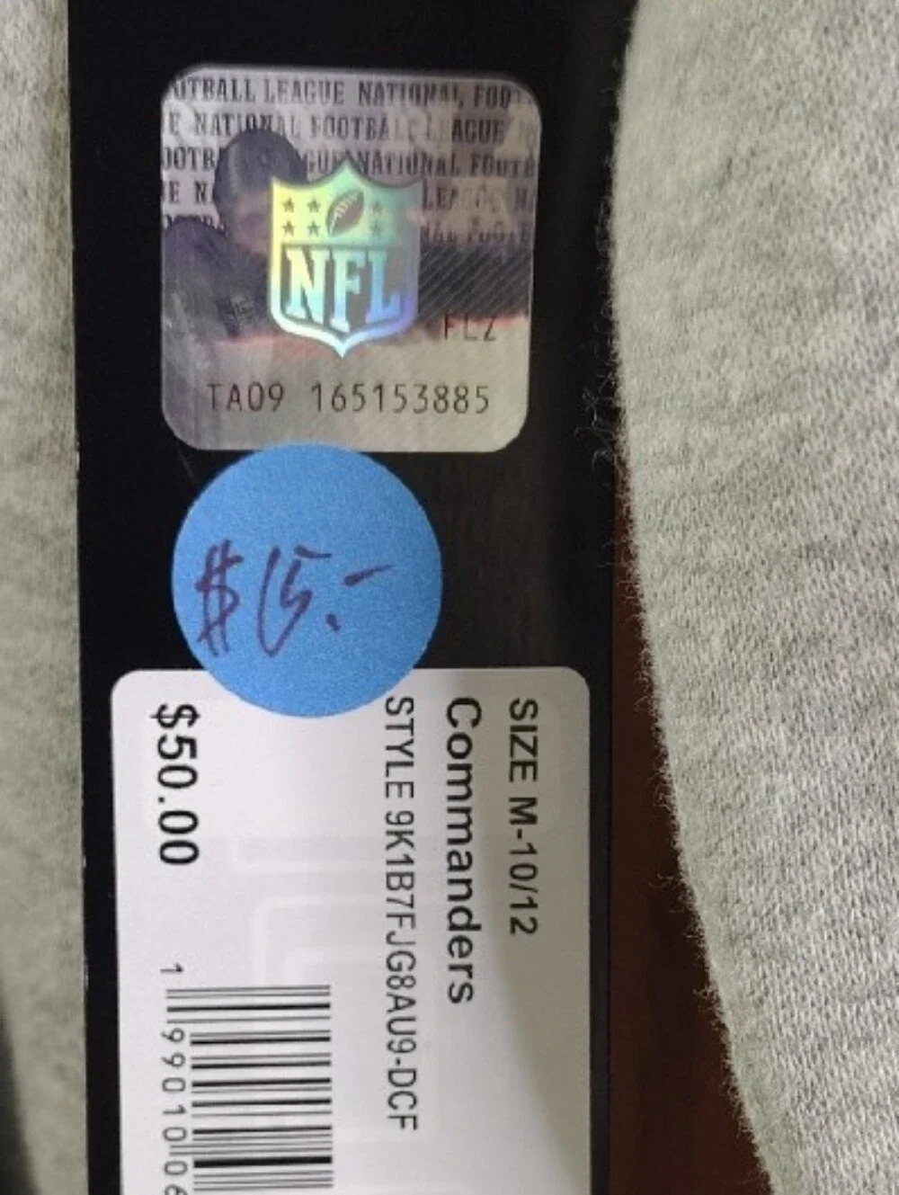 Kids - NFL Gray Washington Commanders Hoodie
